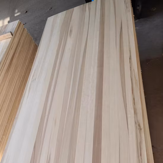 Tablero de muebles de madera articulada con dedos de álamo de grado AA
